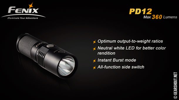 Карманный светодиодный фонарь Fenix PD12 Fenix-PD12-photo-2