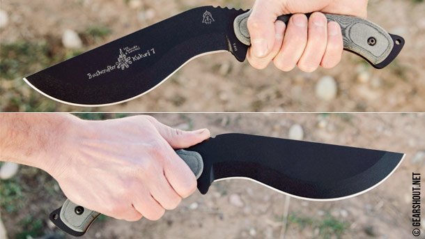 Bushcrafter Kukuri 7 - оригинальный нож для выживания и бушкрафта TOPS-Bushcrafter-Kukuri-7-photo-2