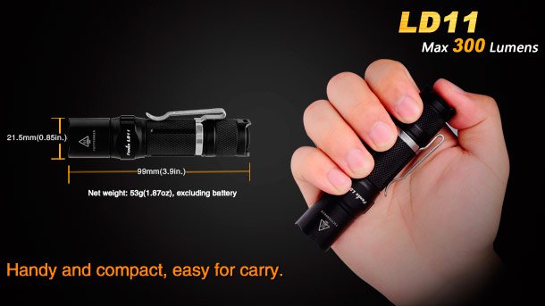 Карманные светодиодные фонари Fenix LD11 и PD25 Fenix-Flashlight-LD11-photo-2