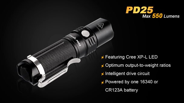 Карманные светодиодные фонари Fenix LD11 и PD25 Fenix-Flashlight-PD25-photo-1