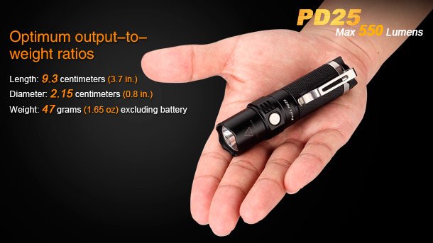 Карманные светодиодные фонари Fenix LD11 и PD25 Fenix-Flashlight-PD25-photo-2