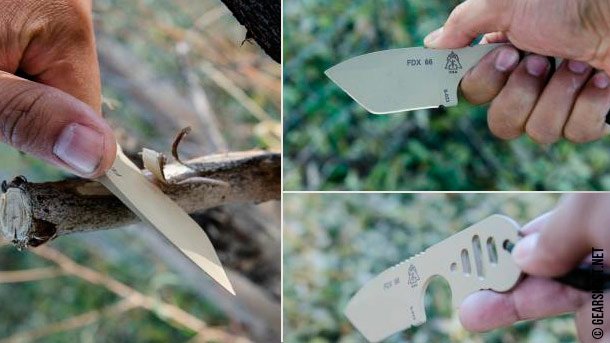 TOPS Knives FDX 66 - компактный нескладной нож для ежедневного использования TOPS-Knives-FDX-66-photo-2