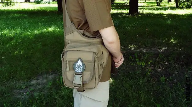 Condor EDC Shoulder Bag - MOLLE Compatible Everyday Carry Bag With Multiple Compartments