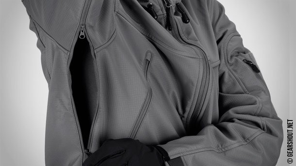 Harpagus Softshell Hoody - новая софтшелл куртка от Clawgear Clawgear-Harpagus-Softshell-Hoody-photo-4