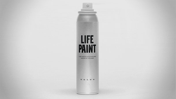 Volvo LifePaint - прозрачная светоотражающая краска Volvo-LifePaint-photo-3