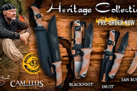 Camillus Cutlery открыла приём заказов на коллекцию ножей Les Stroud Heritage