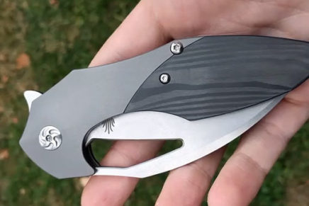 Kizer Cutlery анонсировала на 2017 год выход оригинального складного ножа Megatherium Kizer-Megatherium-Knife-2016-photo-4-436x291