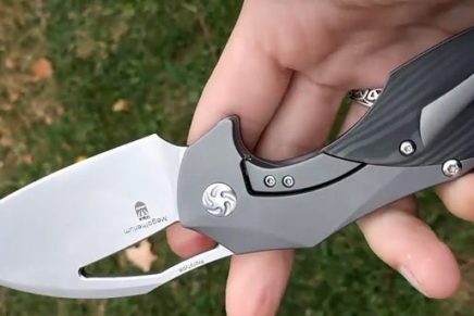 Kizer Cutlery анонсировала на 2017 год выход оригинального складного ножа Megatherium Kizer-Megatherium-Knife-2016-photo-6-436x291