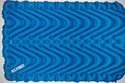 Klymit отправила в продажу два новых надувных коврика - Double V и Hammock V Klymit-Double-V-Pad-2016-photo-3-436x291