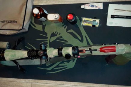 Подробный обзор сборного коврика-пазла для чистки оружия GearLab Cleaning Puzzle Mat Gear-Lab-Cleaning-Puzzle-Mat-Review-2017-photo-8-436x291