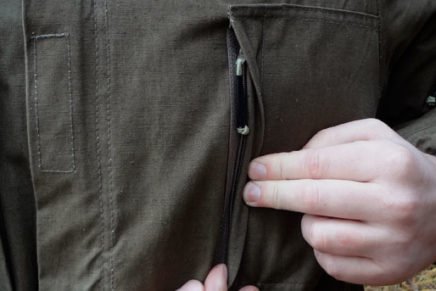 Подробный обзор ключевых особенностей моей полевой куртки для охоты и пешего туризма DYI-Outdoor-Hunting-Jacket-Review-2017-photo-27-436x291