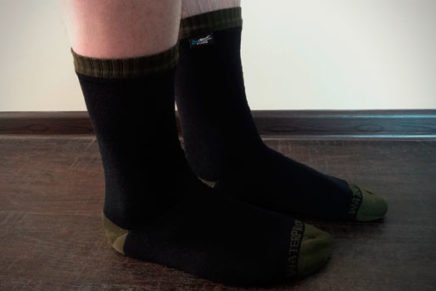 Первые впечатления от водонепроницаемых носков Dexshell Thermlite Socks DS6260 Dexshell-Thermlite-Green-DS6260-review-2018-photo-7-436x291