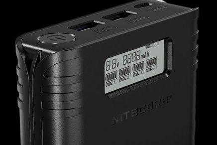 Nitecore выпустила новое четырехканальное зарядное устройство Nitecore F4 Nitecore-F4-Battery-Charger-Power-Bank-2019-photo-4-436x291