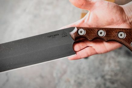 Бренд TOPS Knives выпустил в продажу два новых полевых ножа - Bull Trout и Nata TOPS-Nata-Fixed-Blade-Knife-2019-photo-2-436x291