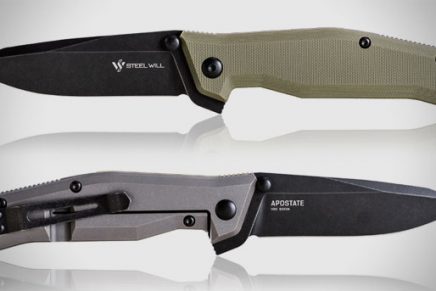 Steel Will Knives стартовал продажи двух новых серии складных ножей - Shaula и Apostate Steel-Will-Knives-Apostate-1150-EDC-Folding-Knife-2019-photo-4-436x291