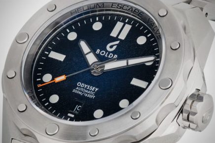 BOLDR выпустила второе поколение механических дайверских часов Odyssey BOLDR-Odyssey-Dive-Watch-2019-photo-2-436x291