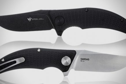 Steel Will Knives начала прием заказов на серию складных ножей Sargas F60 Steel-Will-Sargas-F60-EDC-Folding-Knife-2019-photo-4-436x291