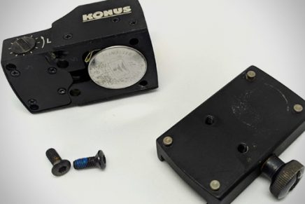 Первые впечатления от использования коллиматорного прицела Konus Sight-Pro Fission 2.0 Konus-Sight-Pro-Fission-2-0-Red-Dot-Sight-Review-2020-photo-8-436x291