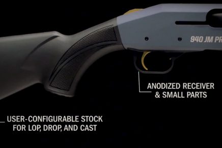O.F. Mossberg & Sons представила новую линейку спортивных ружей Mossberg 940 JM Pro Mossberg-940-JM-Pro-semi-auto-shotgun-2020-photo-2-436x291