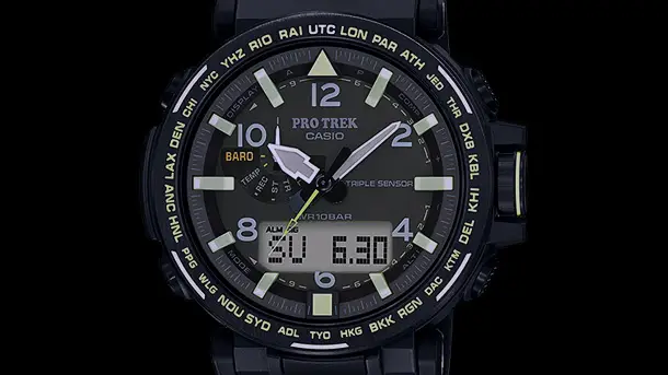 Casio выпустила новые наручные часы из серии PRG-650 с люминесцентным ремешком Casio-ProTrek-PRG-650YL-3-EDC-Watch-2020-photo-3