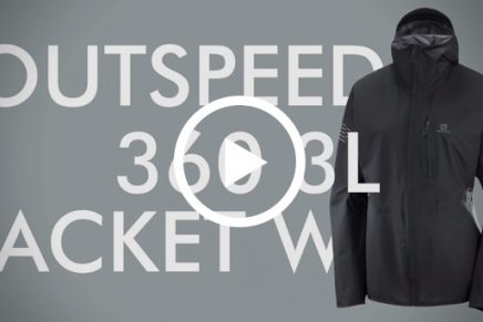 Презентация легкой и компактной мембранной куртки Salomon Outspeed 360 3L JKT