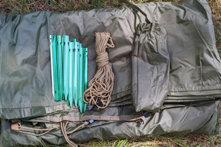 Первые впечатления от универсальной палатки OneTigris Backwoods Bungalow Shelter OneTigris-Backwoods-Bungalow-UL-Super-Shelter-2-Review-2020-photo-4-436x291