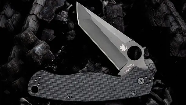 Spyderco-Para-Military-2-Black-Tanto-EDC