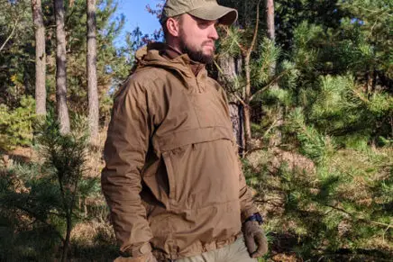 Подробное знакомство с универсальной полевой курткой Helikon-Tex Woodsman Anorak Jacket Helikon-Tex-Woodsman-Anorak-Jacket-Review-2020-photo-9-436x291