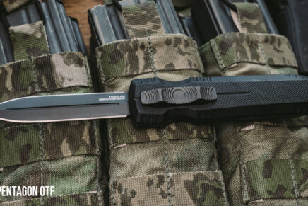 Новые складные и фиксированные ножи от бренда SOG на летний сезон 2021 года SOG-Pentagon-OTF-Folding-Knife-2021-photo-1-436x291