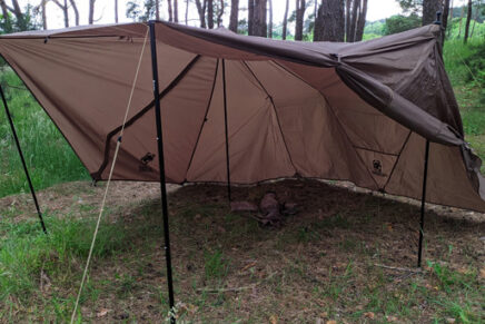Первые впечатления от универсального полевого тента OneTigris Roc Shield Bushcraft Tent OneTigris-Roc-Shield-Bushcraft-Tent-Review-2021-photo-16-436x291