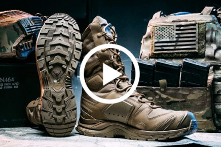 Демонстрация ключевых элементов дизайна военных ботинок Salomon XA Forces 8" Jungle Boots