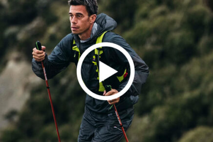 Демонстрация основных особенностей дизайна ультралегкого костюма Montane Podium Shell