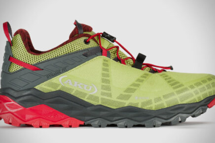 AKU анонсировала на весну 2023 г. новую модель облегченных походных кроссовок FlyRock AKU-FlyRock-Hiking-Shoes-2023-photo-10-436x291