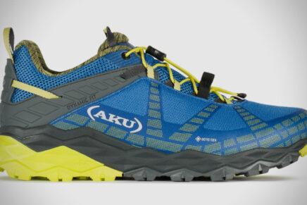 AKU анонсировала на весну 2023 г. новую модель облегченных походных кроссовок FlyRock AKU-FlyRock-Hiking-Shoes-2023-photo-11-436x291