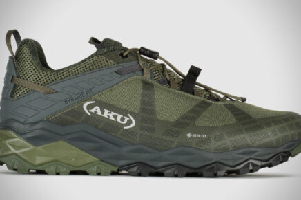 AKU анонсировала на весну 2023 г. новую модель облегченных походных кроссовок FlyRock AKU-FlyRock-Hiking-Shoes-2023-photo-9-436x291